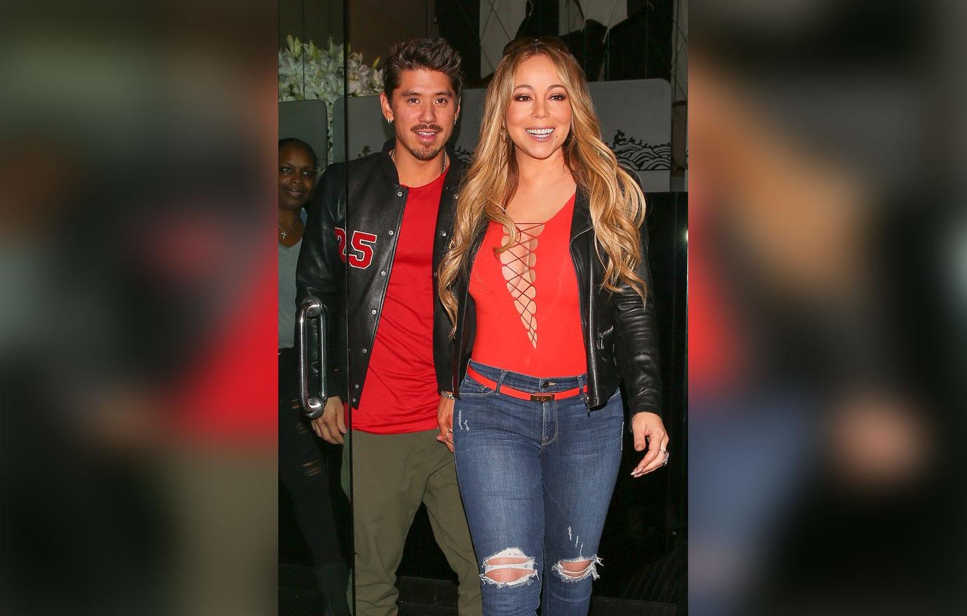 Mariah Carey and Bryan Tanaka have a dinner date at Mr Chow