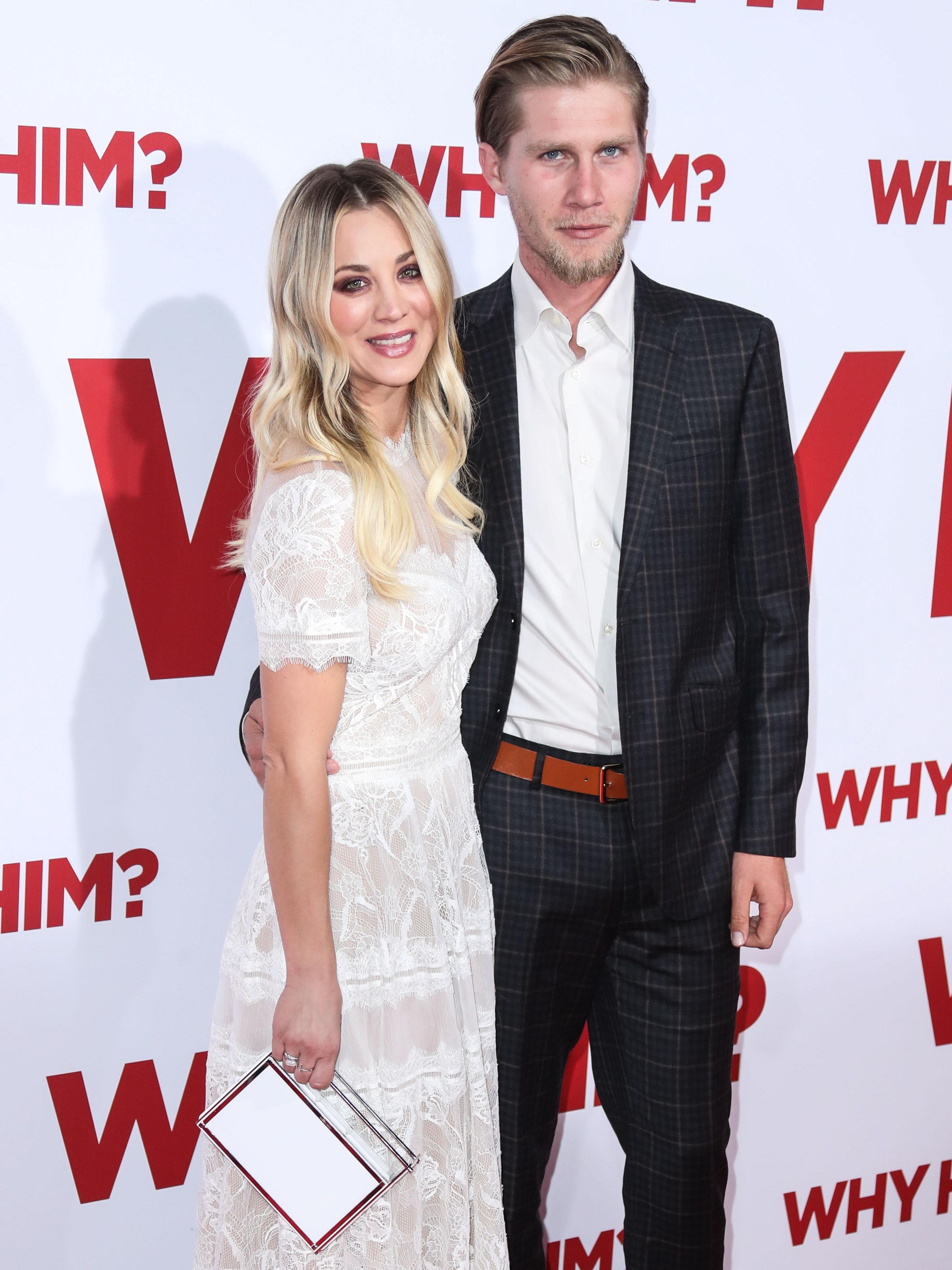 Kaley Cuoco and boyfriend Karl Cook arrive at the Los Angeles Premiere Of 20th Century Fox&#8217;s &#8216;Why Him?&#8217;