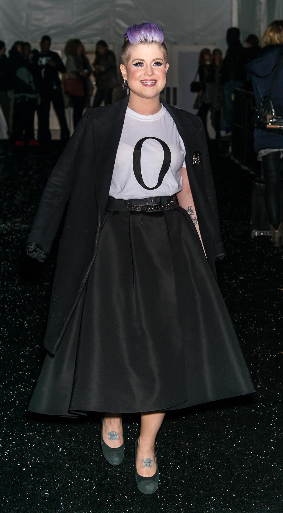 Celebrities are seen during Mercedes Benz Fashion Week Fall 2015 at Lincoln Center in New York