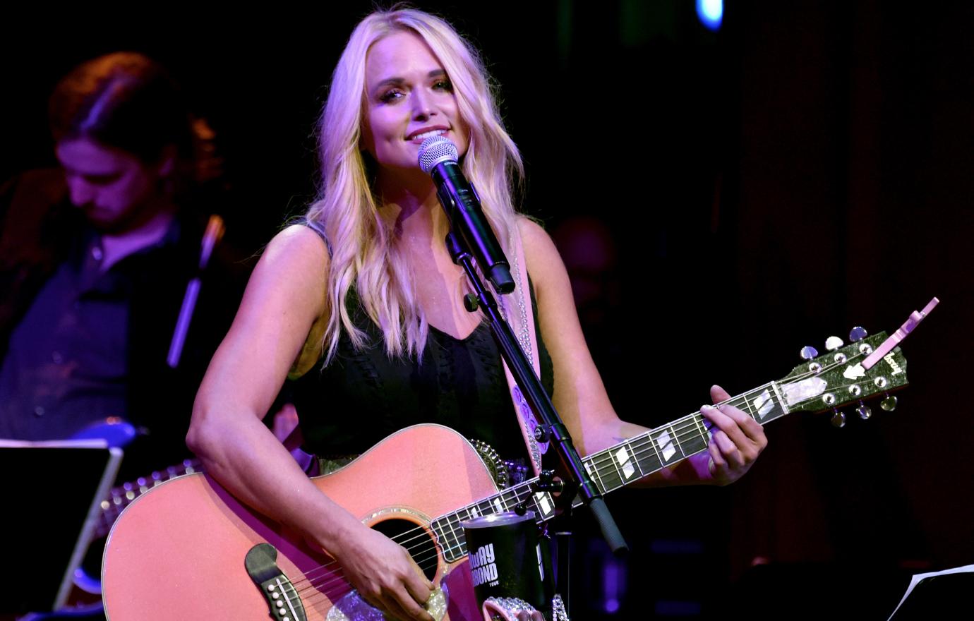 Miranda Lambert playing guitar