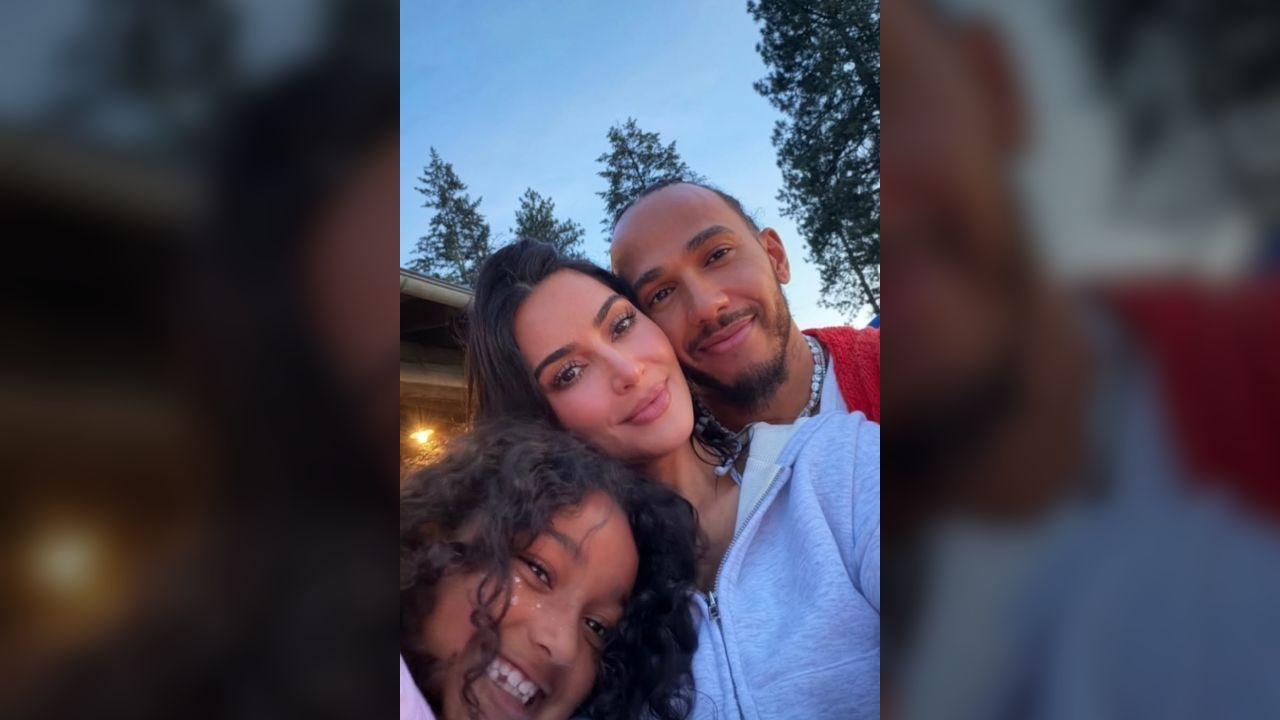 image of Kim Kardashian and Lewis Hamilton appear to be getting serious.