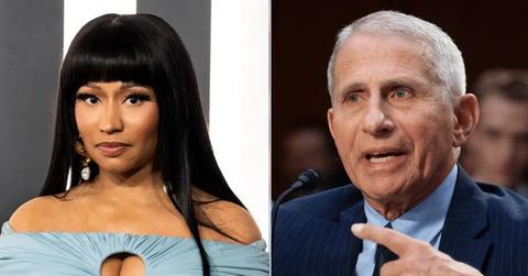 nicki minaj claim dr anthony fauci will be eating from a feeding tube
