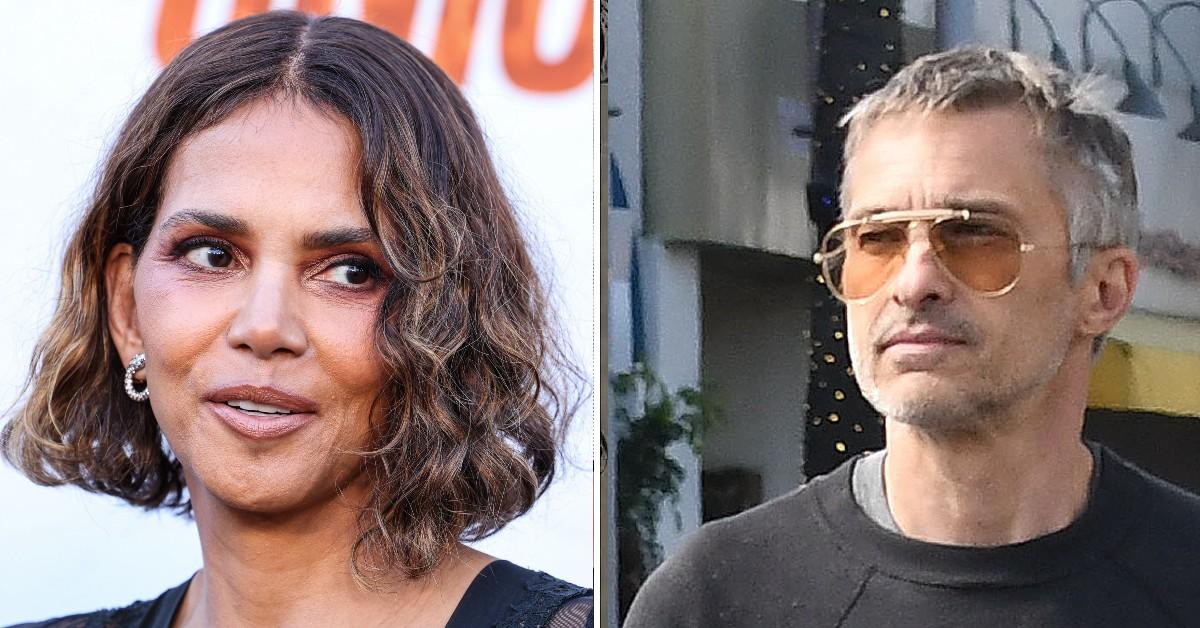 Split photo of Halle Berry and Olivier Martinez.