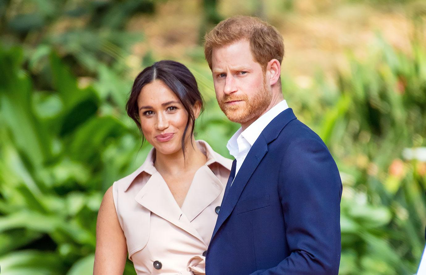 meghan markle and prince harry ruffling feathers in hollywood theyre getting way too big for their britches ok