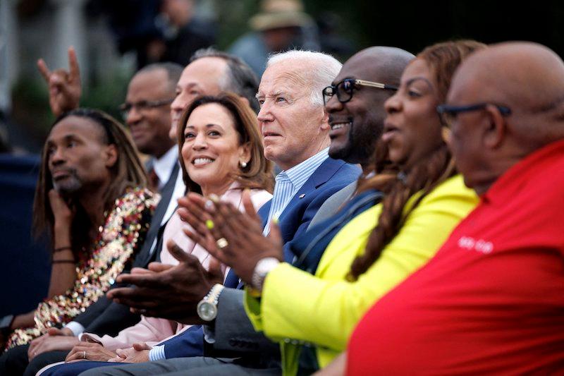 kamala harris speaks out joe biden race