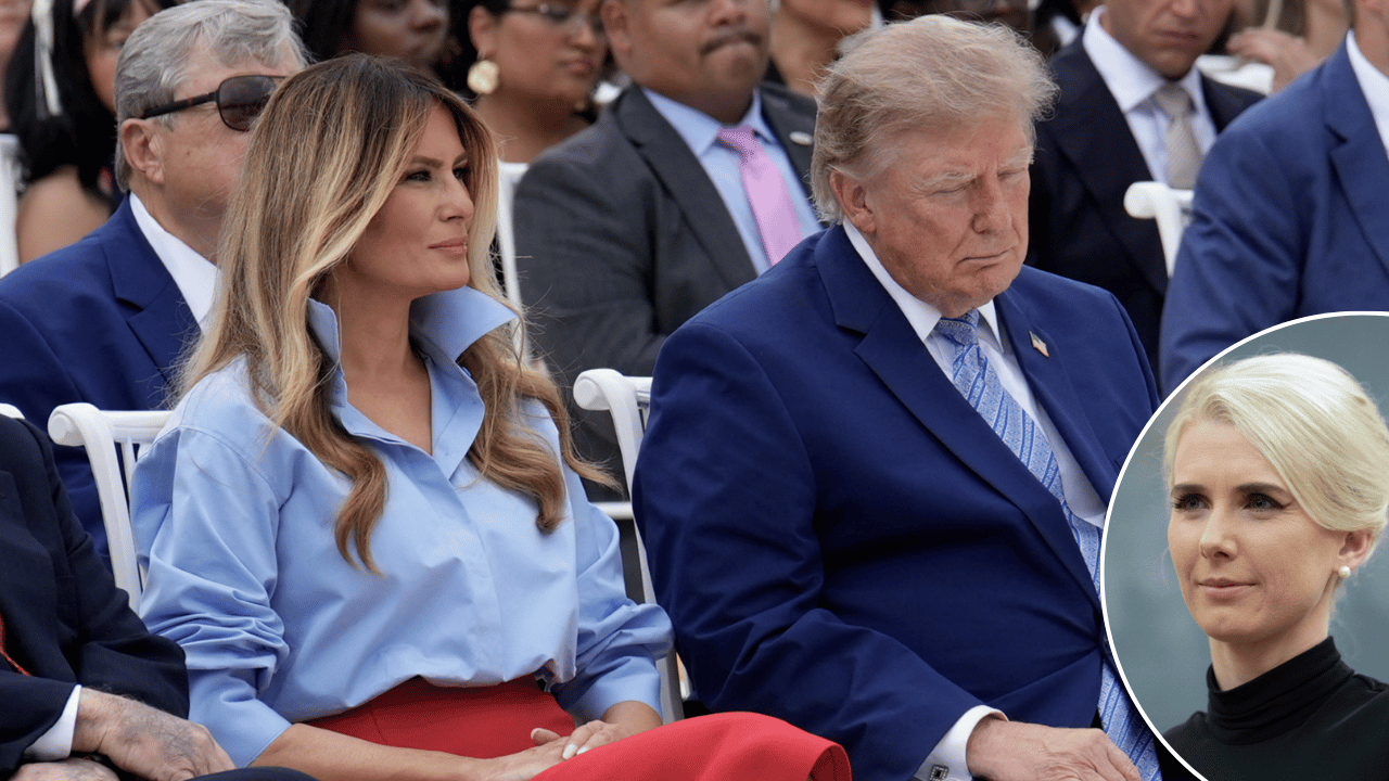 Melania Trump ;Donald Trump; Natalie Harp
