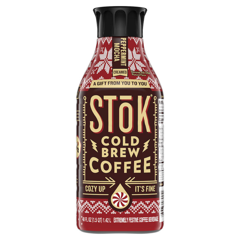 stoik peppermint mocha cold brew coffee hero image