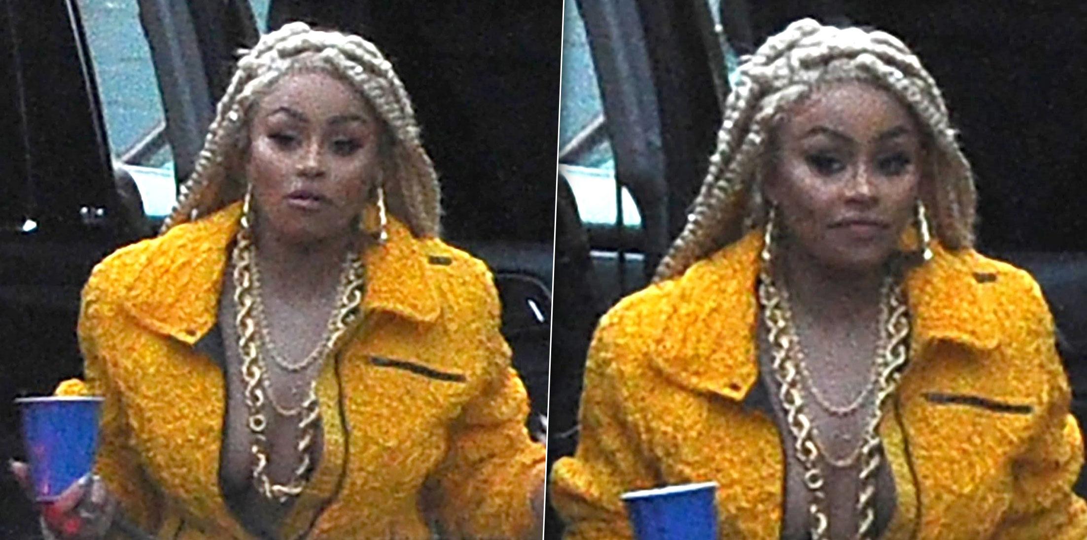 Blac Chyna Flashes Chest