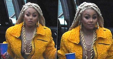 Blac Chyna Flashes Chest