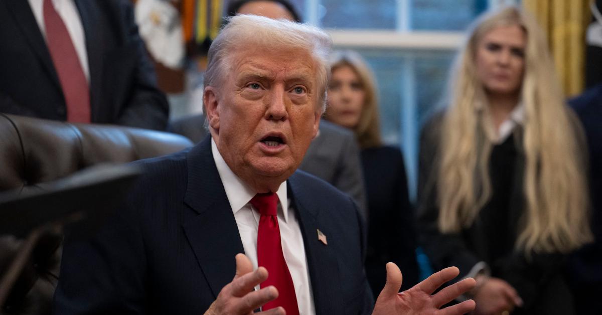 Image of Donald Trump said he was just being 'sarcastic' when he said he wasn't getting into heaven.