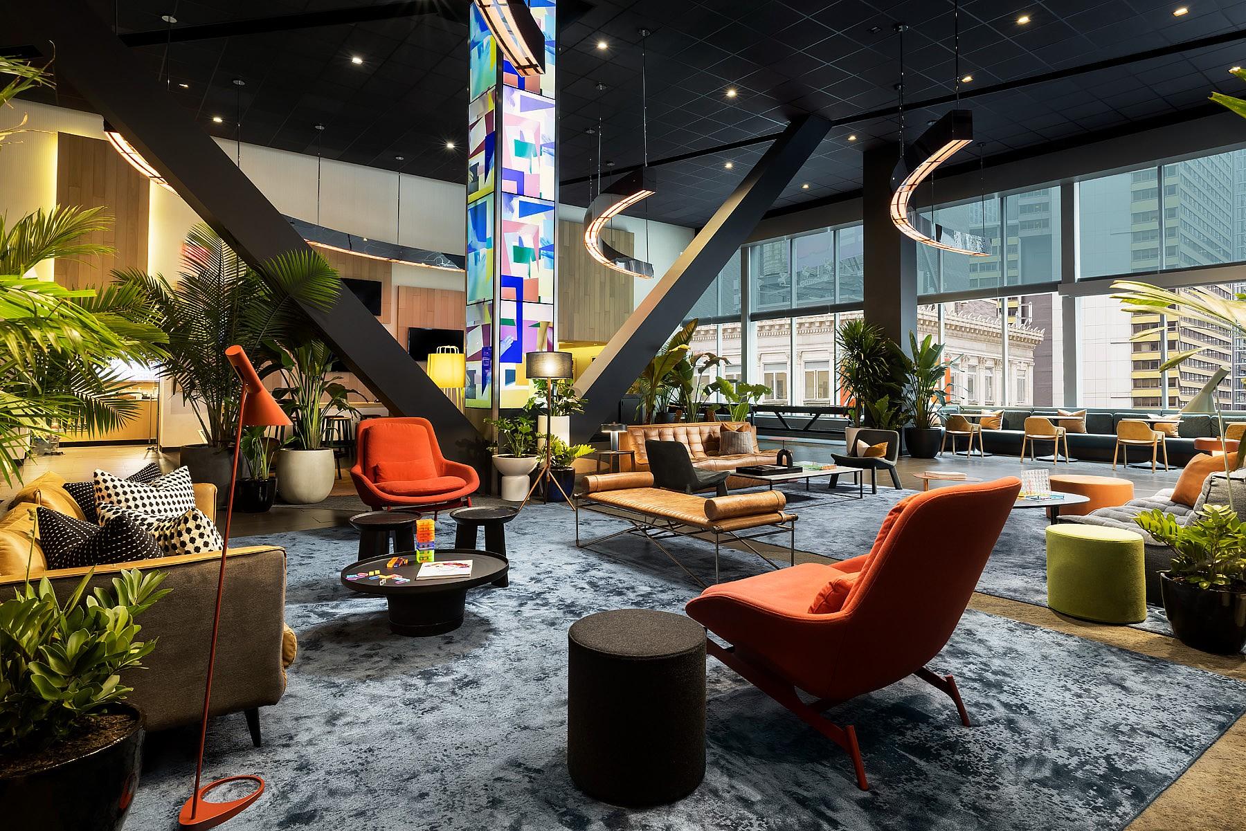 lobby area