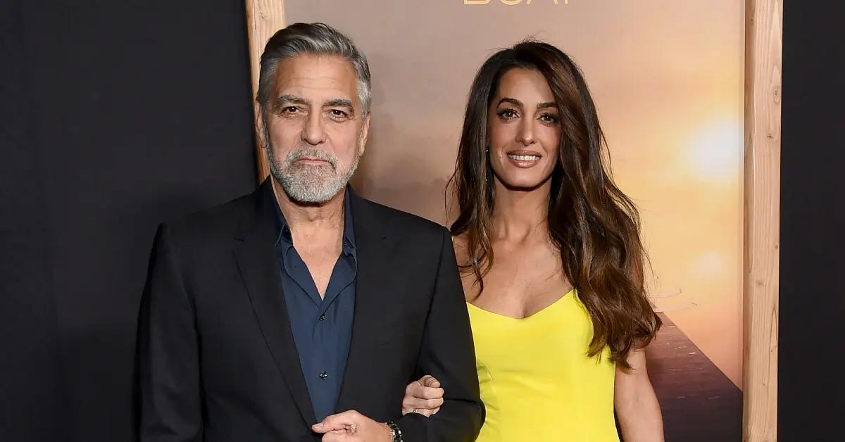 Photo of George and Amal Clooney