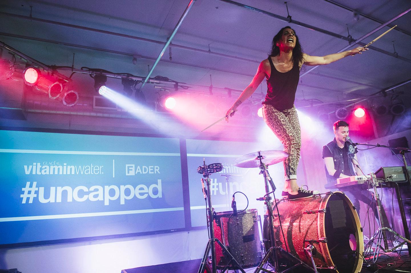 Matt and Kim hydrate the hustle for the fifth anniversary of vitaminwater® &#038; The FADER’S  #uncapped concert series  by Ryan Muir