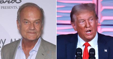 kelsey grammer interview cut off support donald trump pp