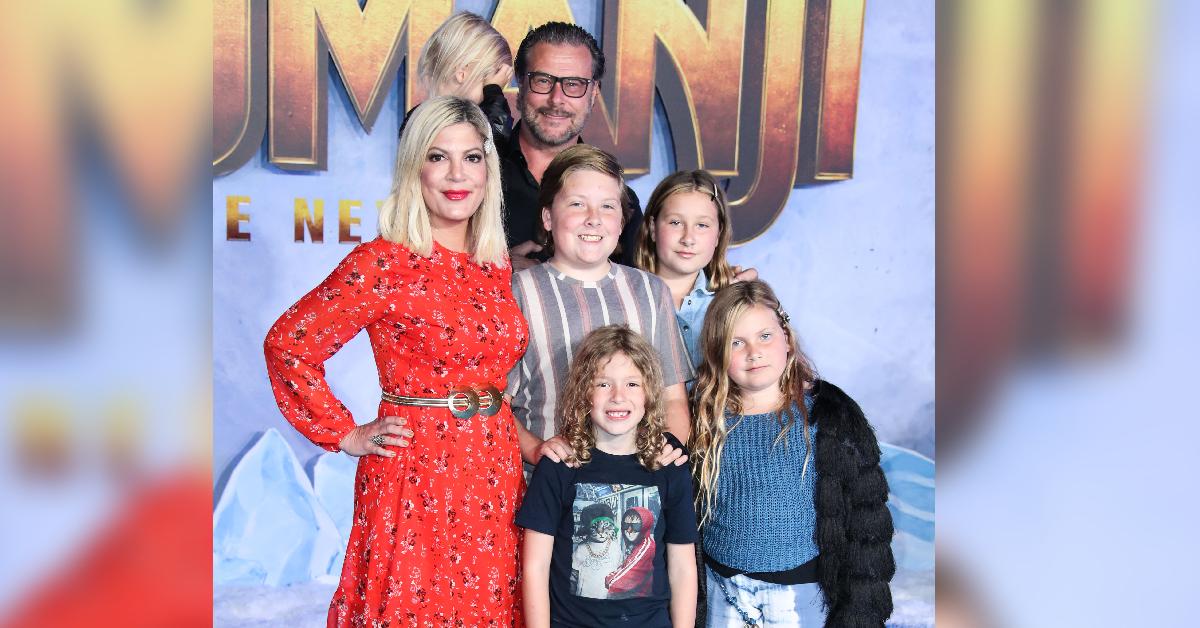 tori spelling spends quaility time kids dean mcdermott split