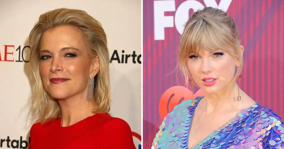 Composite photo of Megyn Kelly and Taylor Swift