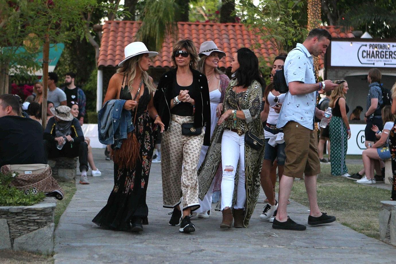 Lisa Rinna and Kyle Richards ditch Beverly Hills for Coachella jaunt