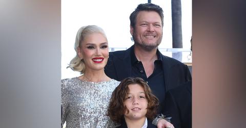 gwen stefani son excited hear blake sheltons christmas duet
