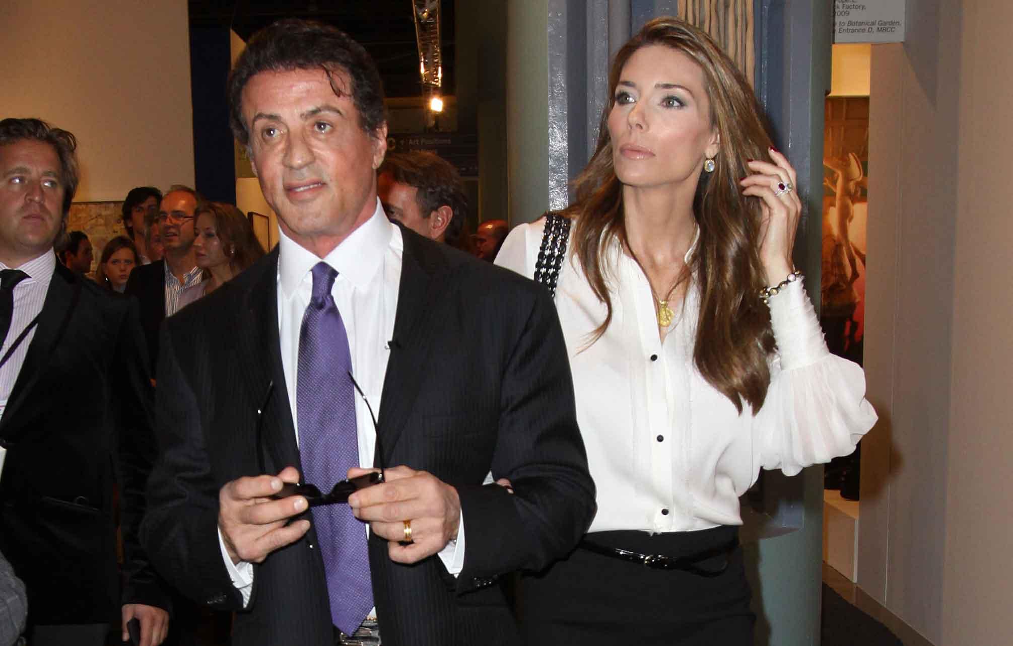 sylvester stallone jennifer flavin put love on display during date night after reconciliation