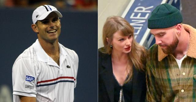 andy roddick defends taylor swift brett favre distraction travis kelce