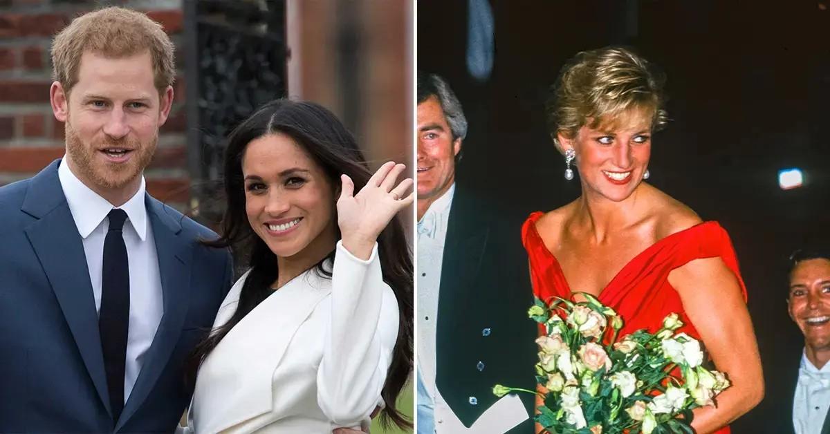 prince harry meghan markle take princess dianas spencer surname rebrand