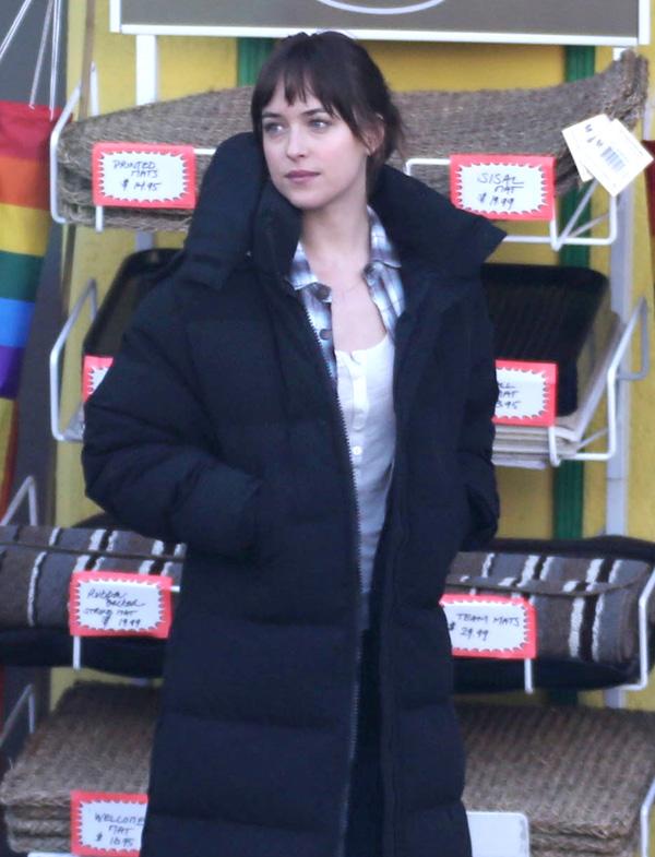 Dakota Johnson Films &#8216;Fifty Shades Of Grey&#8217;