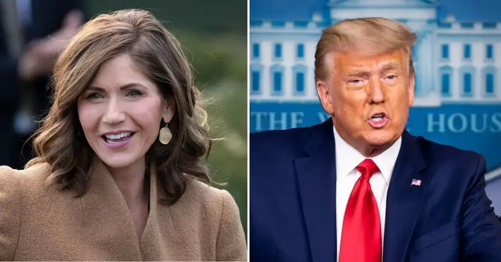 donald trump defends kristi noem controversial dog killing story