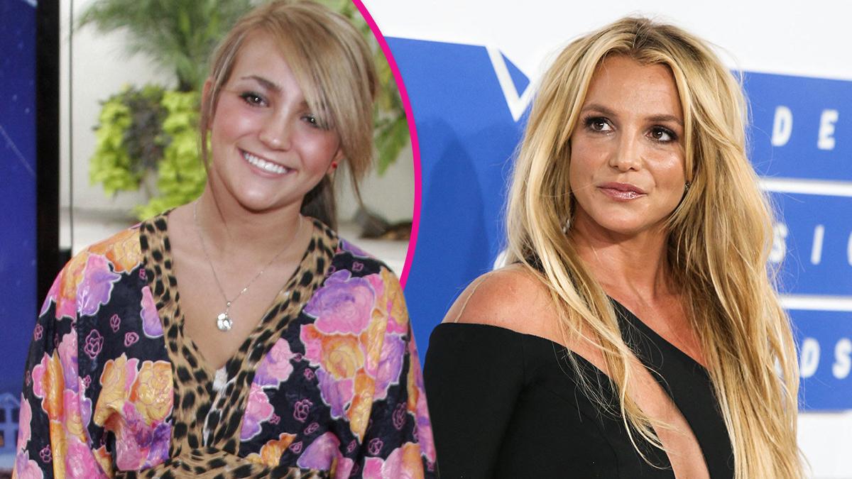 Composite photo of Britney and Jamie Lynn Spears