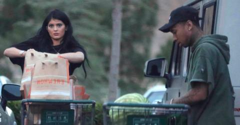 *EXCLUSIVE* Kylie Jenner and boyfriend Tyga load up on groceries before 4th of July
