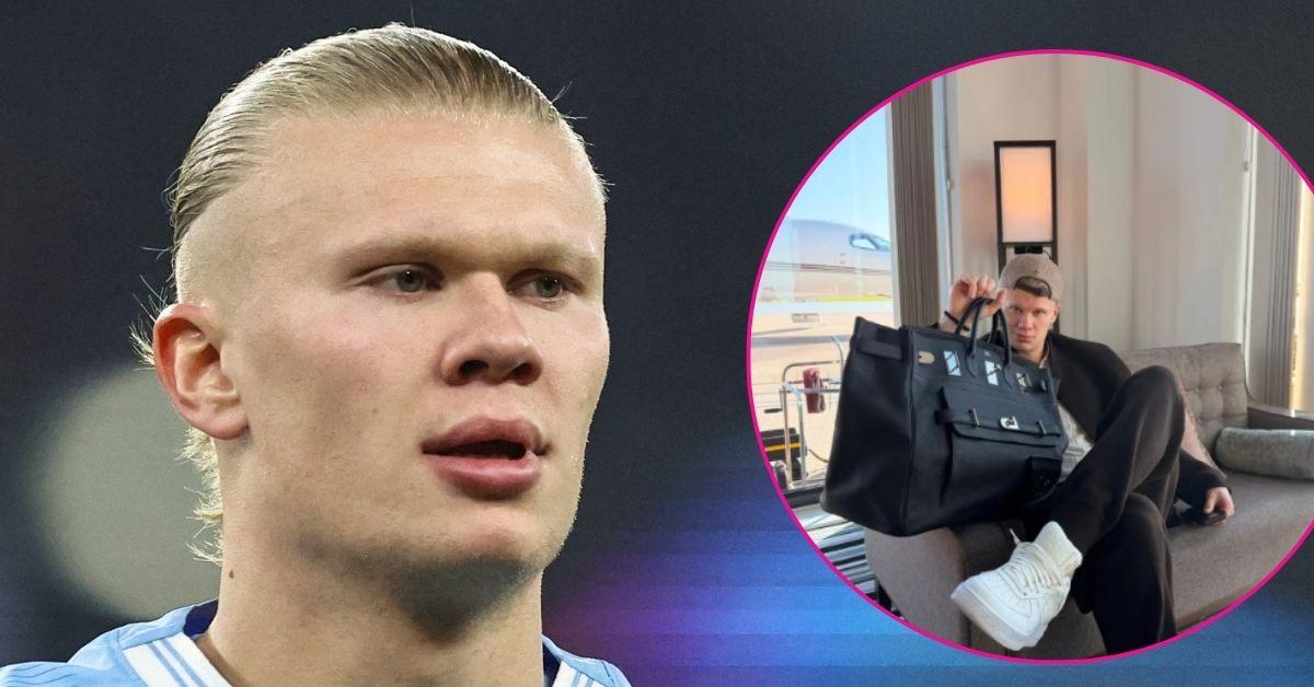 split photo of Erling Haaland