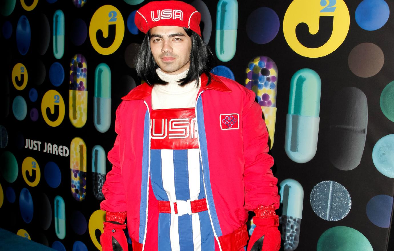 Joe Jonas is in the Olympic spirit.