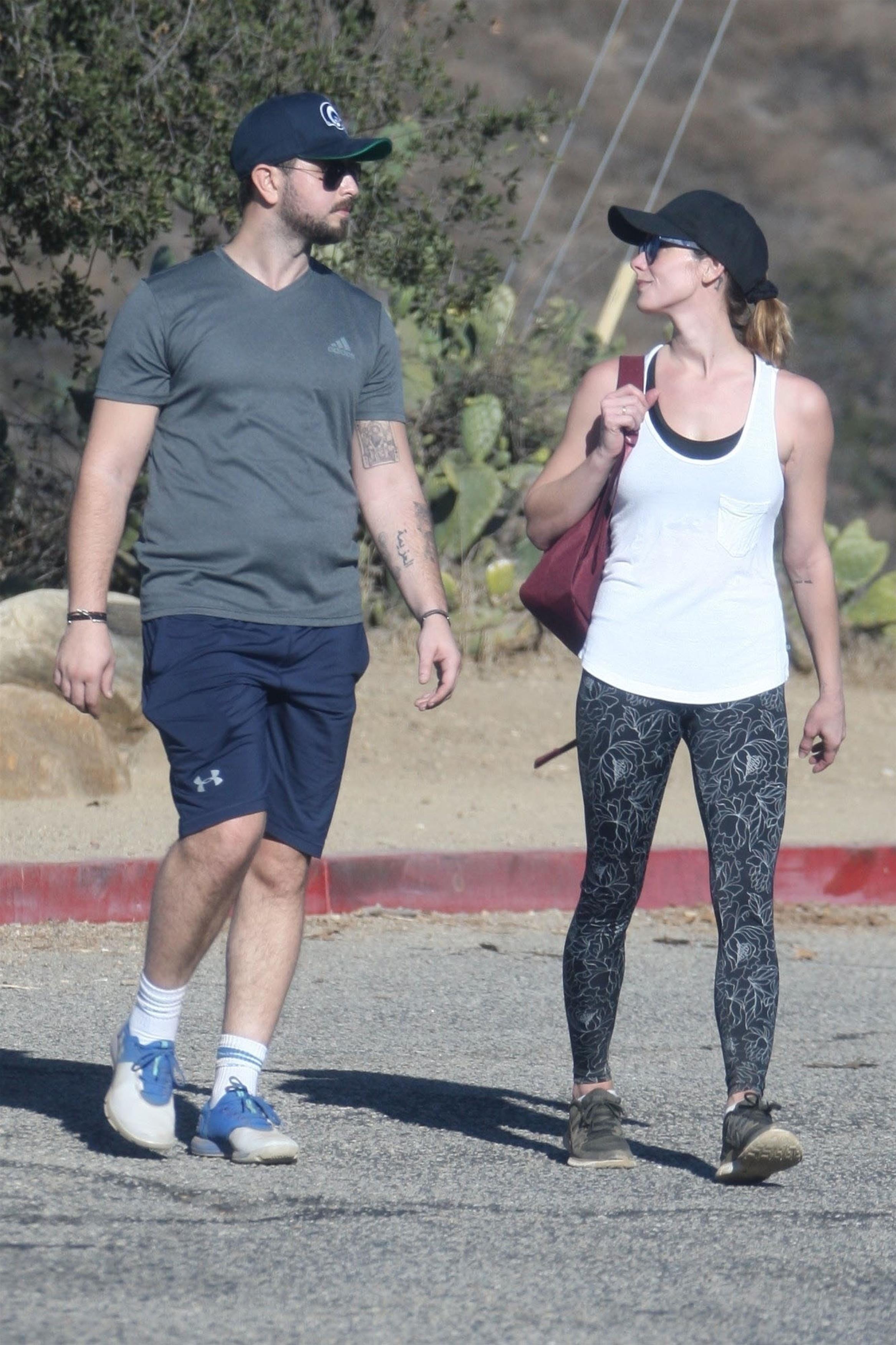 Ashley Greene and Paul Khoury enjoy an afternoon hike