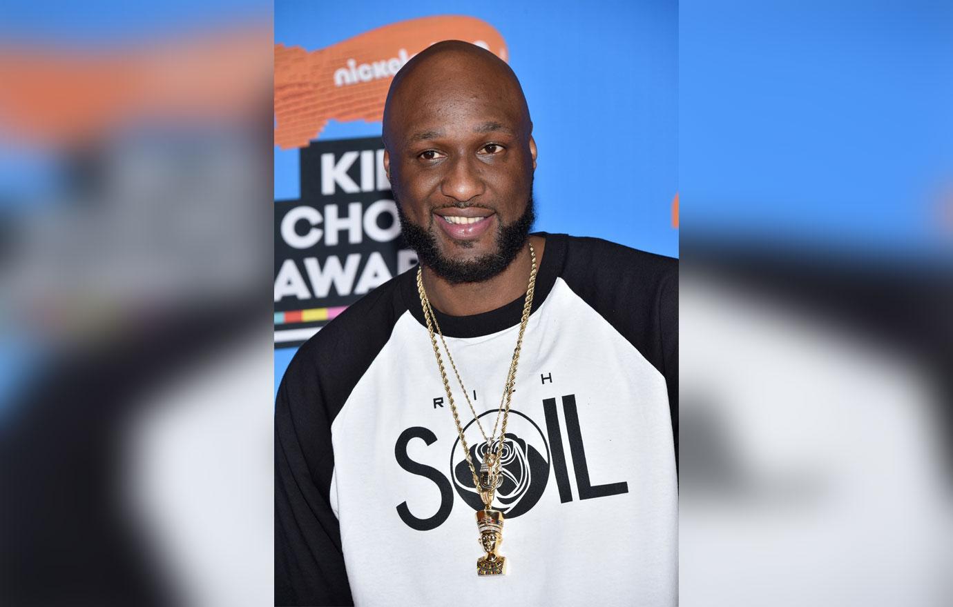 Lamar Odom At Kids' Choice Awards Arrivals