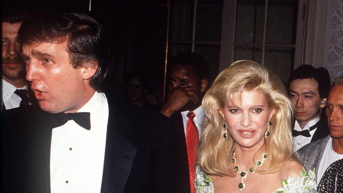 image of Donald Trump confirmed Ivana's death on Truth Social.