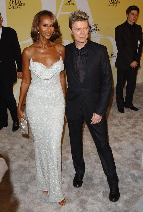 David Bowie Death Wife Iman Spotted Out First Time