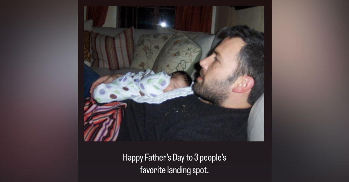 jennifer garner honors ex ben affleck fathers day throwback photo