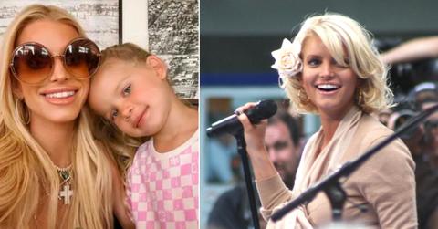jessica simpson trying care kids record music