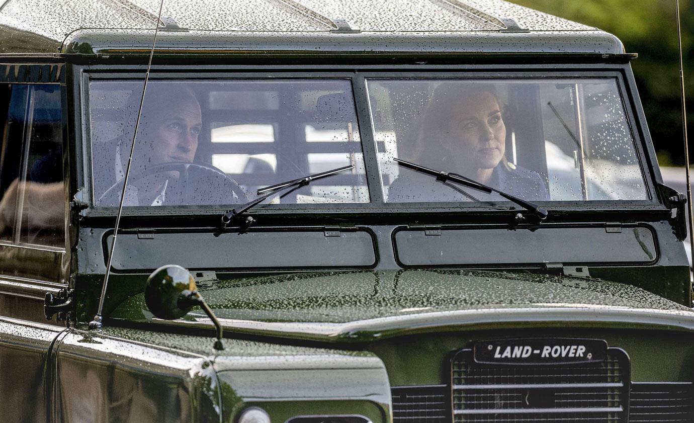 the duke and duchess of cambridge attend a drive in movie