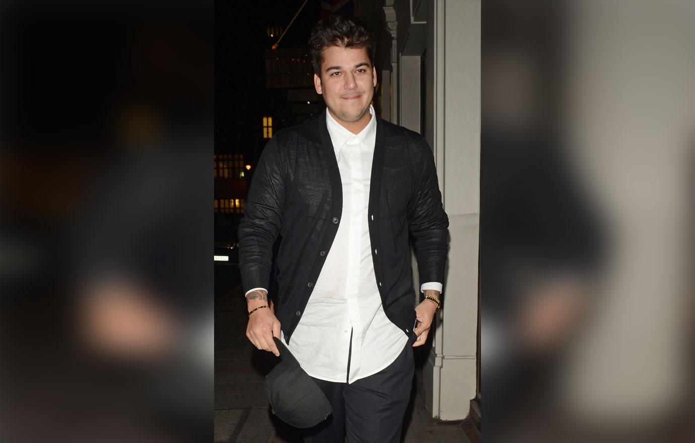 Rob Kardashian Wearing A Blazer