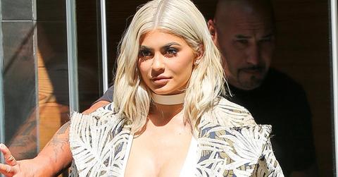 Kylie Jenner displays her cleavage in New York City