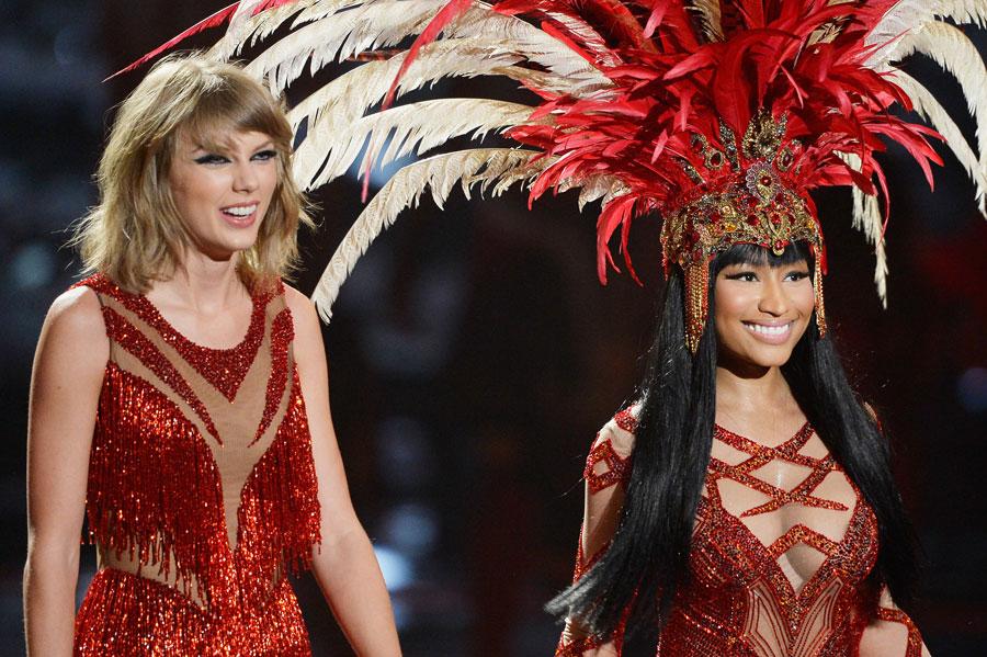 Taylor swift nicki minaj 2015 mtv vmas 09