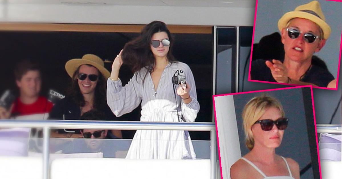 Kendall Jenner And Harry Styles Lunch Together With Ellen DeGeneres And