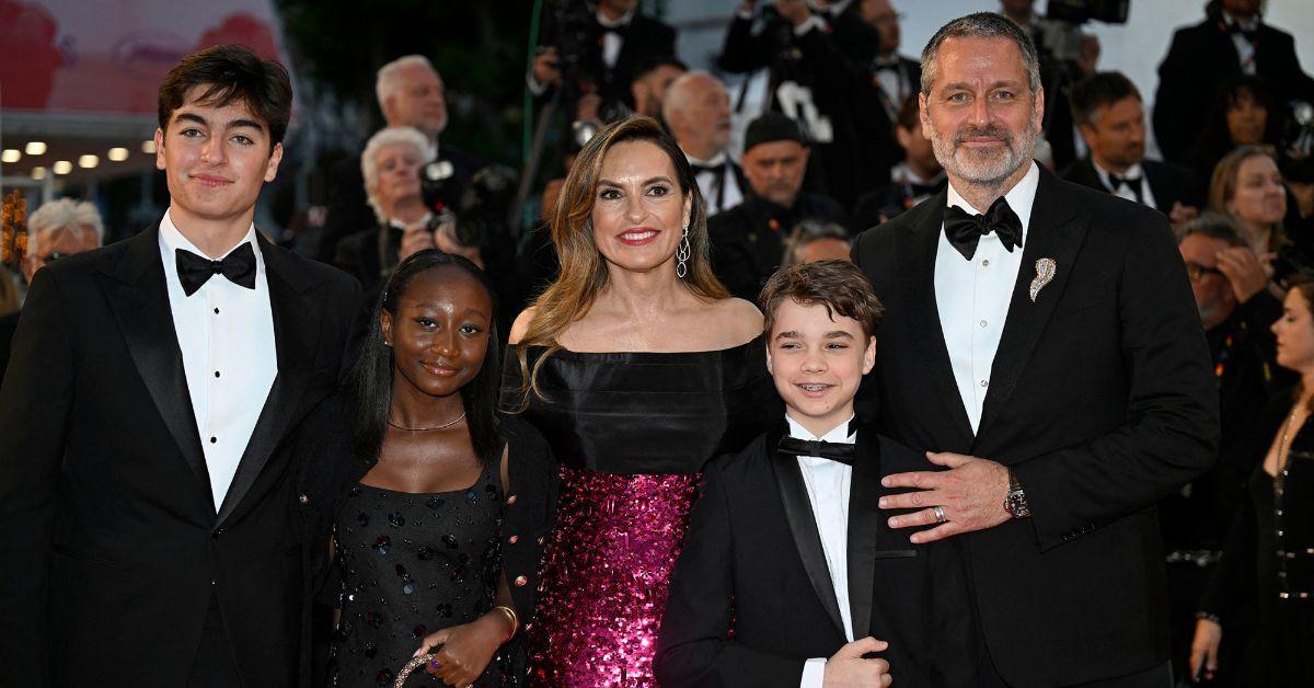 Photos of Mariska Hargitay, Peter, August, Amaya and Andrew Hermann