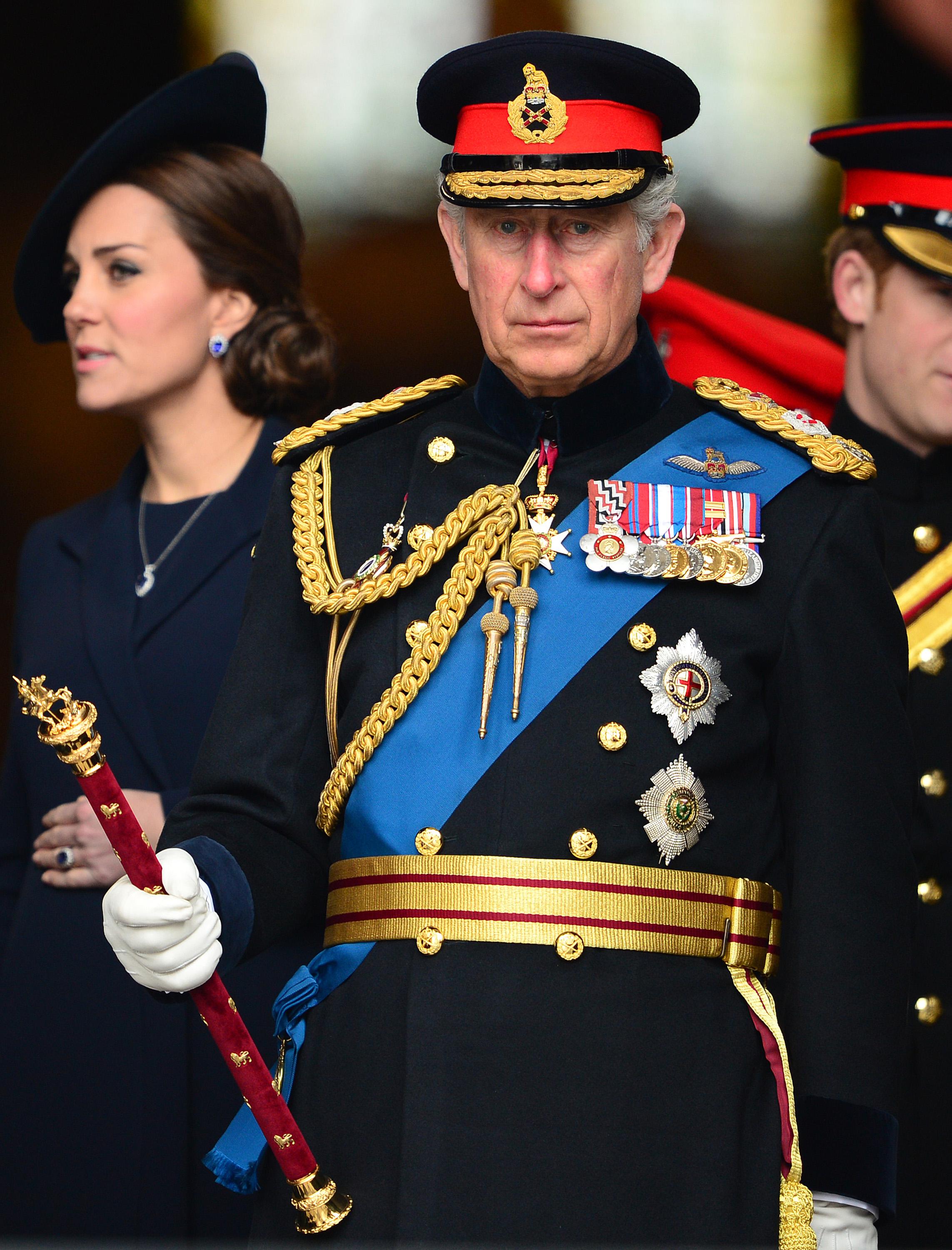 British Royals at a Service of Commemoration to mark 13 years of UK military operations in Afghanistan in London, UK