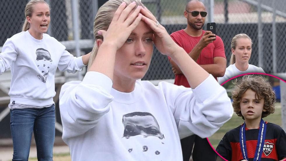 Kendra wilkinson hank baskett soccer game