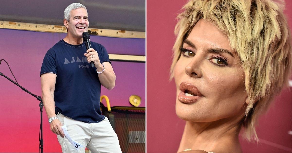 Composite photo of Andy Cohen and Lisa Rinna