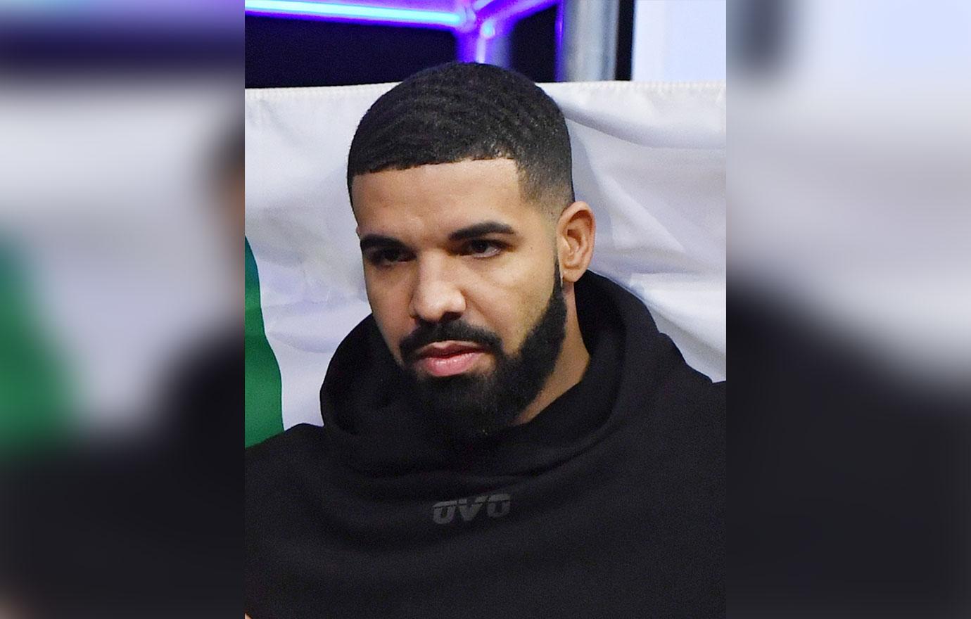 Drake in black close up