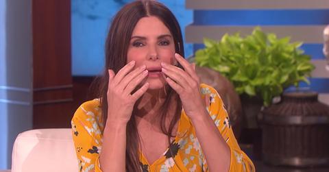 Sandra bullock talks about penis facial ellen degeneres show