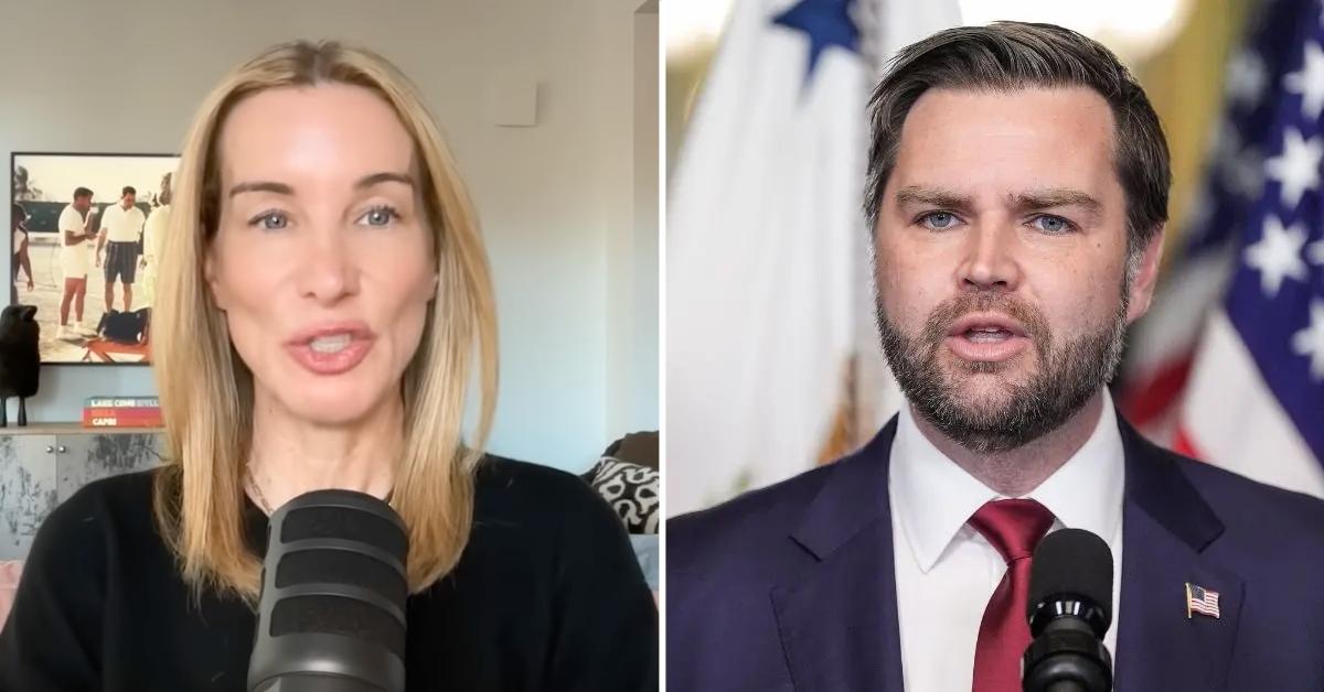 Composite photo of Jennifer Welch and J.D. Vance