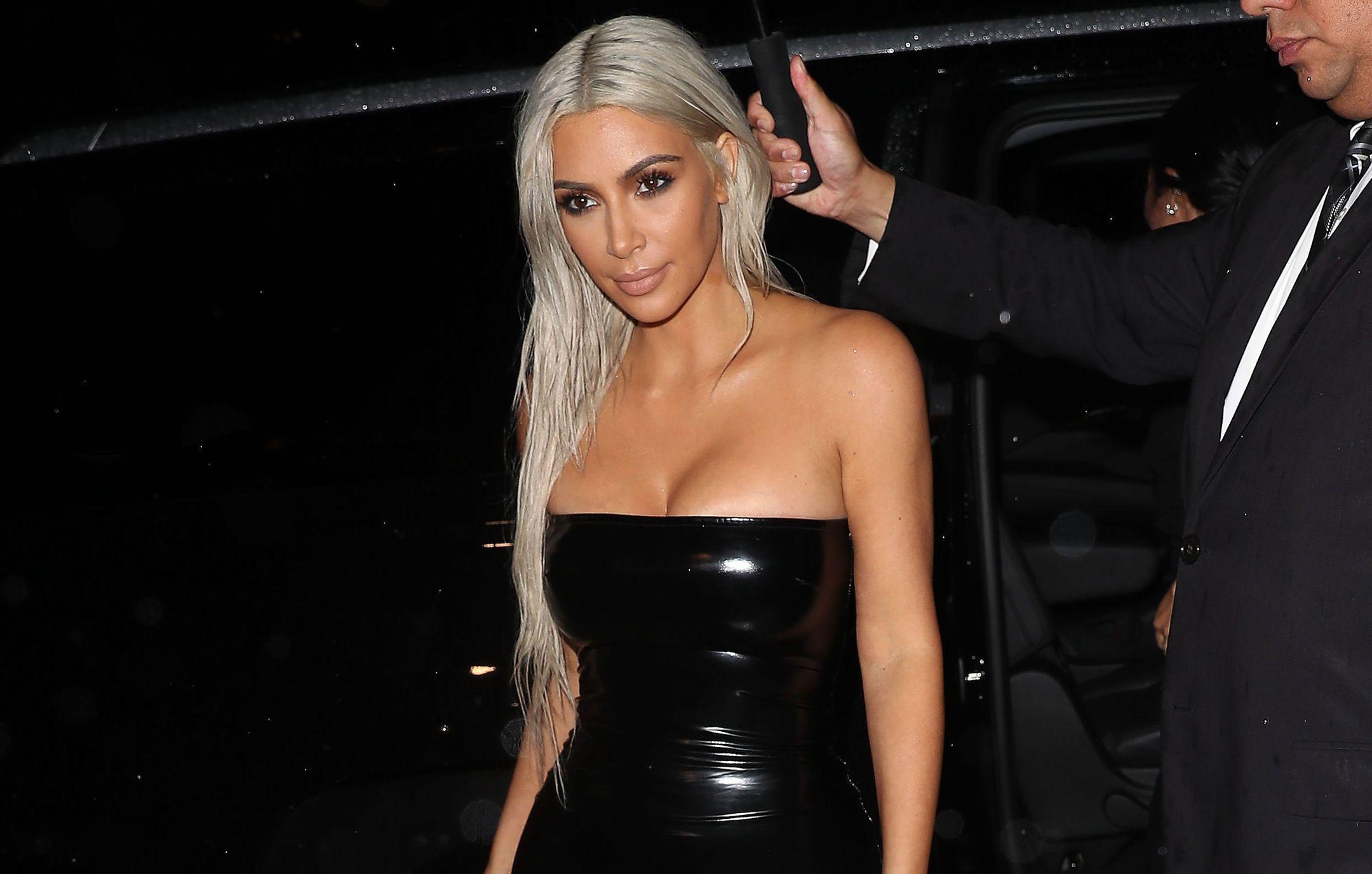 Kim Kardashian almost slips out of Fendi bra in new photos after star  'confirms' relationship with Pete Davidson